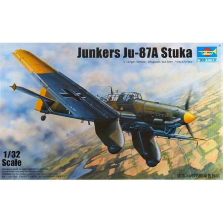Trumpeter 1/32 German Junkers Ju-87A Stuka aircraft model kit