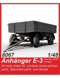 1/48 E-3 German WWII Trailer 1/48