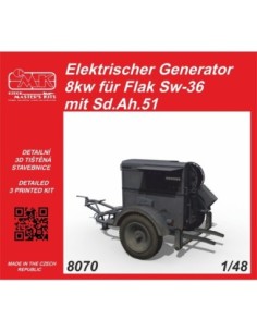 1/48 Elektrischer Generator 8kw für Flak Sw-36 mit Sd.Ah.51