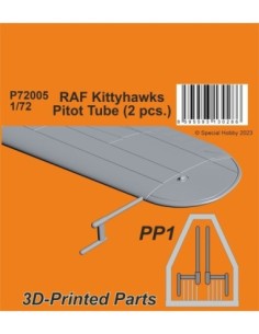 1/72  RAF Kittyhawks Pitot Tube (2 pcs.)