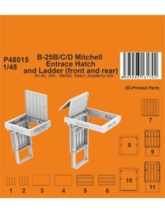 1/72  Typhoon Mk.I Gun Bays Correction Set   / for Airfix kit