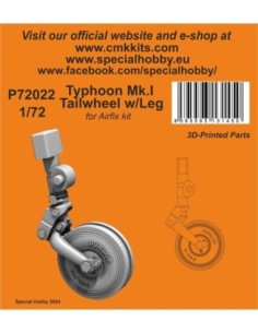 1/72  Typhoon Mk.I Tailwheel w/Leg / for Airfix kit