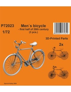 1/72  Men`s bicycle - first half of 20th century (3 pcs.)