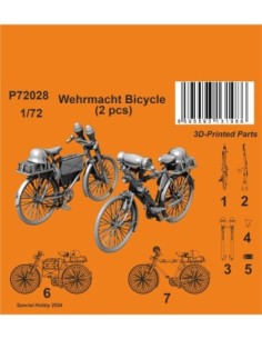 1/72  Wehrmacht Bicycle (2 pcs)
