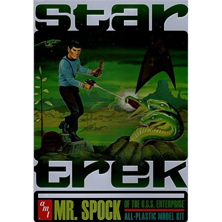 Mr 1/12 Spock with Embossed Collectors Tin Star Trek
