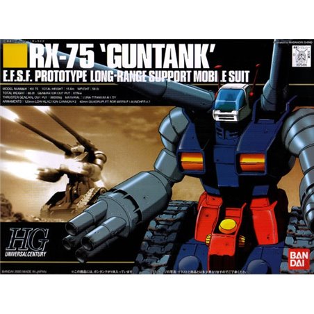 Bandai 1/144 HGUC Guntank Gundam model kit