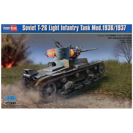 1/35 Soviet T-26 Light Infantry Tank Mod. 1936/37