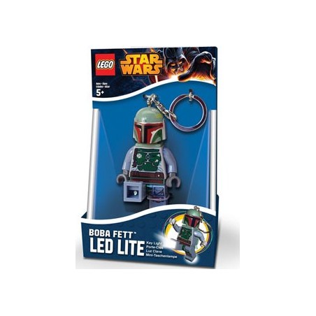 Lego Star Wars Mini-Flashlight with Keychains Boba Fett