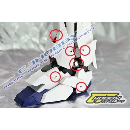 1/60 PG RX-0 UNICORN Upgrade parts (blue, red or gold)