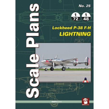 25- Scale Plans Lockheed P-38F/P-38J/P-38H