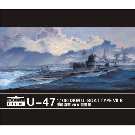1/700 U-boat Type VII B DKM U-47 (2 kits)