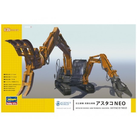 1/35 Hitachi Construction Machinery Astaco NEO Double Arm Working Machine