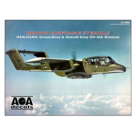 Calcas 1/32 North-American/Rockwell OV-10A Bronco Airframe Stencils