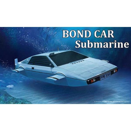 Maqueta de coche Fujimi 1/24 Lotus Esprit S1 James Bond Car Submarine (007) The Spy Who Loved Me