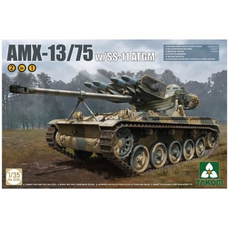1/35 AMX-13/75 w/SS-11 ATGM (2 in 1) 