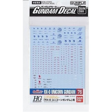 1/144 GD-76 HGUC RX-0 Unicorn Gundam 