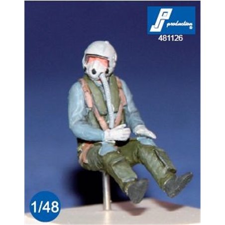 1/48 German McDonnell F-4F Phantom II pilot seated in a/c Set of 1 multipose figure also suitable for Panavia Tornado  (resin)