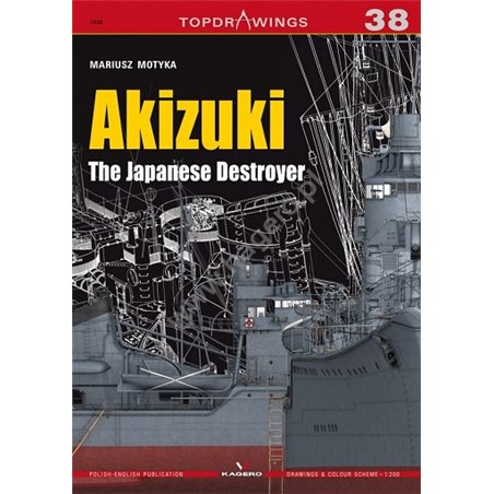 38 - Akizuki. The Japanese Destroyer