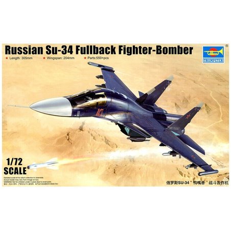 1/72 Russian Su-34 Fullback Fighter-Bomber 