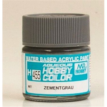 H455 Cement Gray (10ml) Mr Hobby Aqueous Hobby Colour 