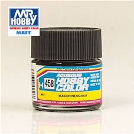 H458 Machine Gray (10ml) Mr Hobby Aqueous Hobby Colour 