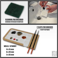 Acrylic Painting Palette (Paleta) 2