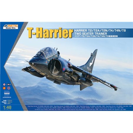 1/48 Harrier T2/T2A/T2N/T4/T4N/T8 Two Seater Trainer