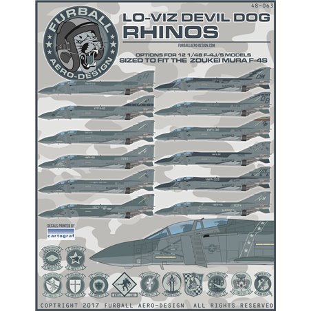Calcas 1/48 “Lo-Viz Devil Dog Rhinos"