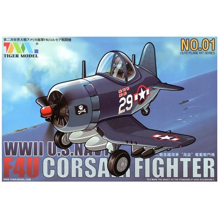 Tiger Model Cute Fighter F4U Corsair Fighter model kit