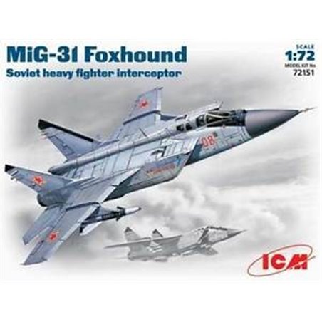 1/72 MiG-31 Foxhound Soviet heavy fighter interceptor