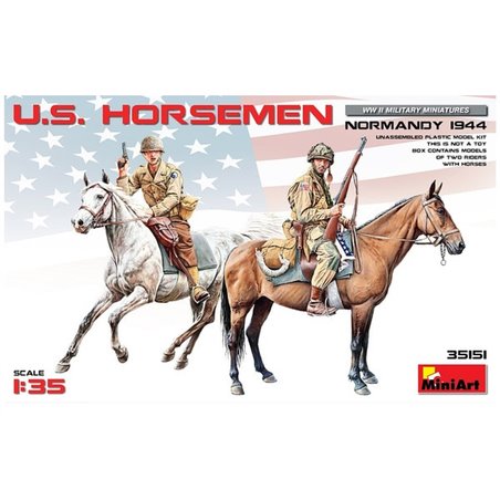 1/35 U.S. Horsemen Normandy 1944 