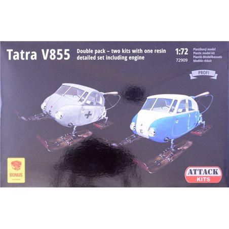 1/72 Tatra V855 Aerosan (2 kits, one resin engine)