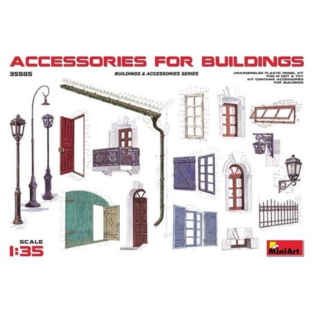 Maqueta Miniart 1/35 Accessories for Buildings