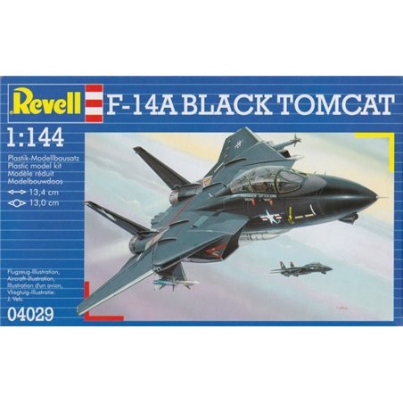 Maqueta de avion revell 1/144 F-14A Black Tomcat
