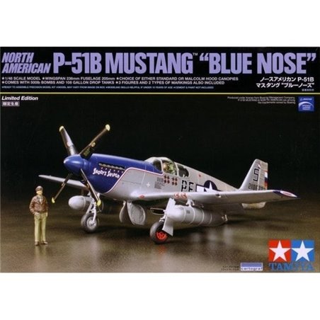 1/48 North American P-51B Mustang Blue Nose Limited Edition