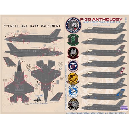 1/72 decals “F-35 Anthology Part III"