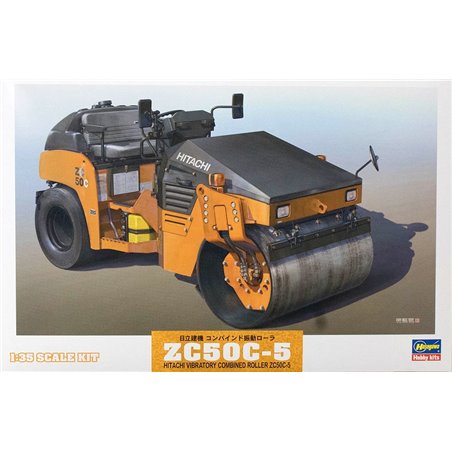 1/35 Hitachi Construction Machinery Tandem Vibratory Roller ZC50T-5
