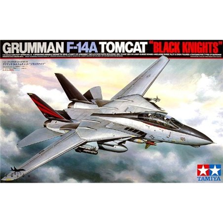Maqueta de avión Tamiya 1/32 F-14A Tomcat "VF-154 Black Knights"
