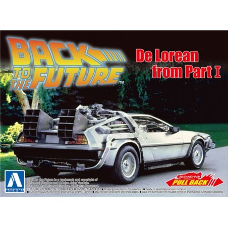 1/43 Back to the Future - Pull-Back DeLorean