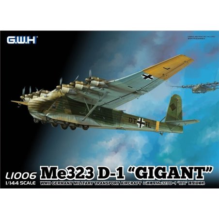 1/144 Luftwaffe Military Transport Aircraft Me323 D-1 Gigant