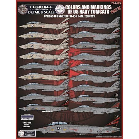 1/48 decals F-14A "Pacific Fleet Squadrons"