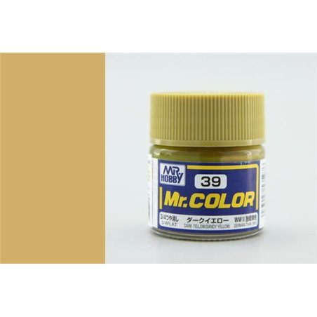 C39- Mr. Color -dark yellow (sandy yellow) 10ml