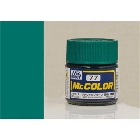 C77- Mr. Color -metallic green  10ml