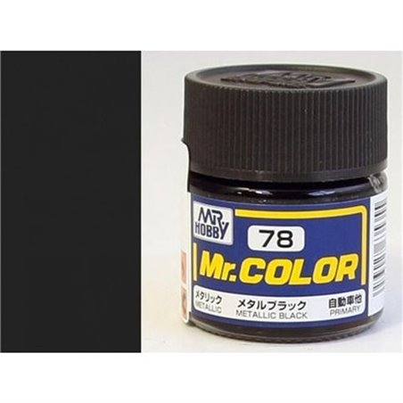 C78- Mr. Color -metallic black 10ml