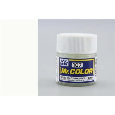C107- Mr. Color -  character white  10ml