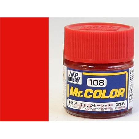 C108- Mr. Color -  character red 10ml