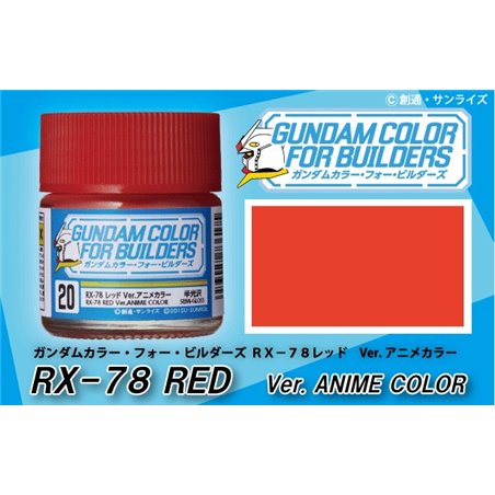 Mr Gundam Color RX-78 Red Ver. Anime Color
