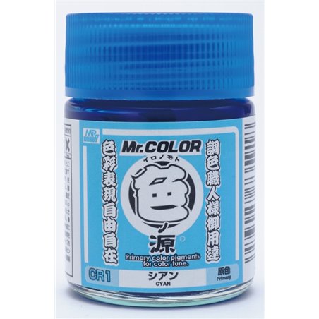 Pintura Mr-Hobby Mr Color PRIMARY COLOR PIGMENT CYAN (18ml)