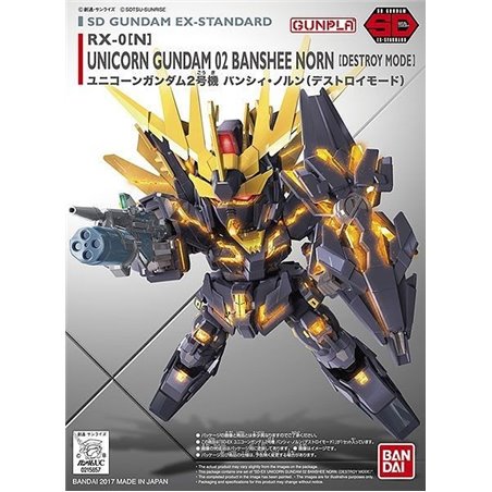 SD Gundam EX Standard Unicorn Gundam 2 Banshee Norn