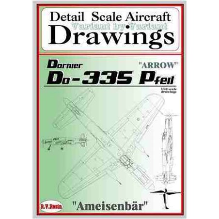 Dornier Do-335 (1/48) Detail Scale Aircraft Drawings